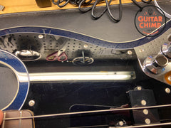 2019 Fender Japan Aerodyne II Jazz Bass Gun Metal Blue w/ Matching Headstock MIJ