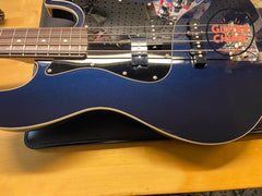 2019 Fender Japan Aerodyne II Jazz Bass Gun Metal Blue w/ Matching Headstock MIJ
