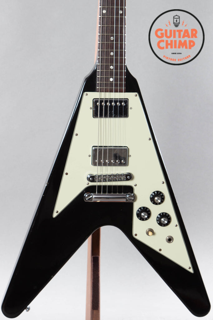 1999 Gibson Flying V β67 Reissue Ebony Black