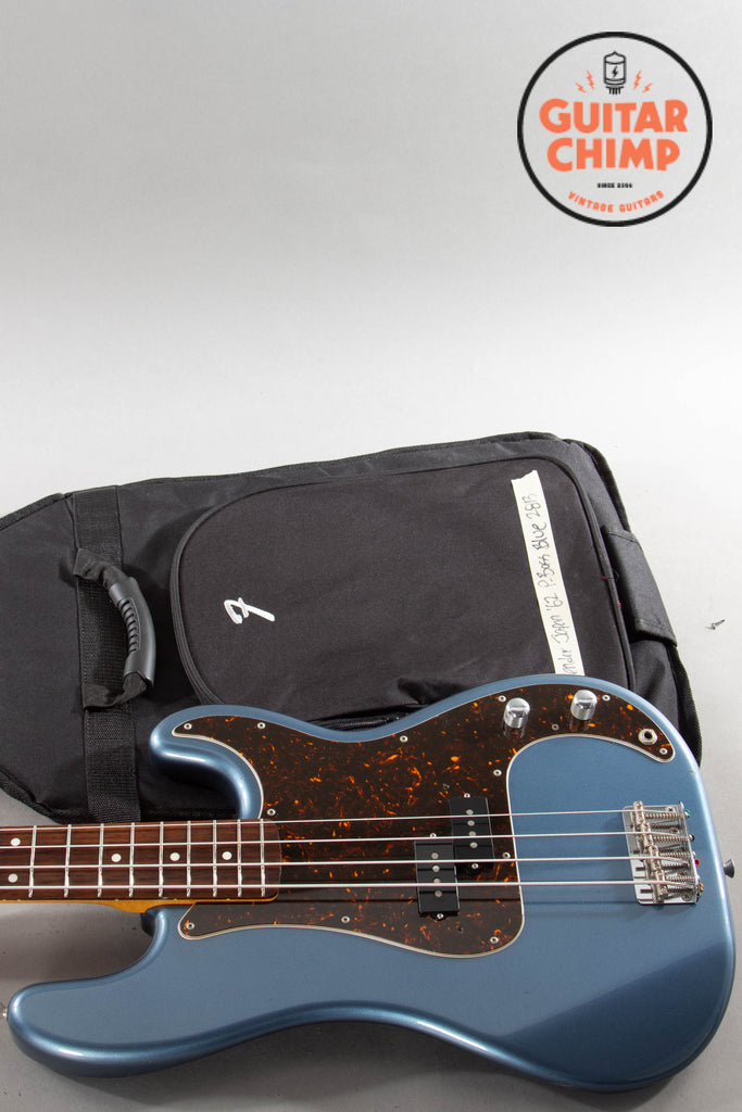 2012 Fender MIJ Japan PB62 ’62 Reissue Precision Bass – Old Lake Placid Blue, All Original, Gig Bag
