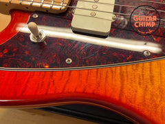 2024 Fender MIJ Hybrid II Jazzmaster Maple Flame Sunset Orange w/ Gig Bag | Made in Japan