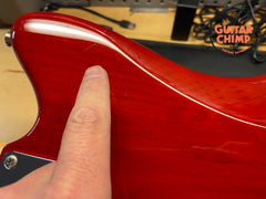 2024 Fender MIJ Hybrid II Jazzmaster Maple Flame Sunset Orange w/ Gig Bag | Made in Japan