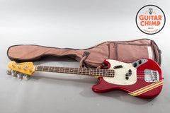 2010 Fender MIJ Competition Mustang Bass MB-SD/CO – Old Candy Apple Red (Japan)