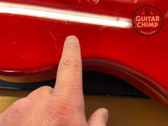 2024 Fender MIJ Hybrid II Jazzmaster Maple Flame Sunset Orange w/ Gig Bag | Made in Japan