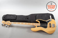 2014 Fender MIJ Japan JB75 ’75 Reissue Jazz Bass Natural – Bound Maple Neck, Block Inlays