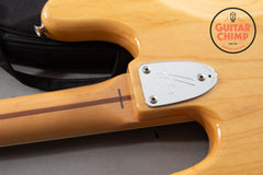 2014 Fender MIJ Japan JB75 ’75 Reissue Jazz Bass Natural – Bound Maple Neck, Block Inlays