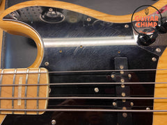 2014 Fender MIJ Japan JB75 ’75 Reissue Jazz Bass Natural – Bound Maple Neck, Block Inlays