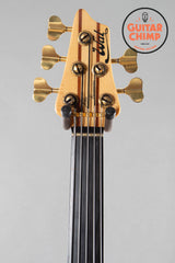 1992 Wal Mk2 5-String Fretless Bass – Walnut Facings, Ebony Board