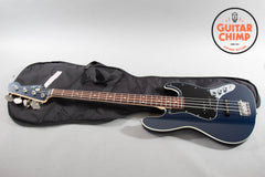 2019 Fender Made in Japan Aerodyne II Jazz Bass Gun Metallic Blue