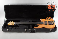 1992 Wal Mk2 5-String Fretless Bass – Walnut Facings, Ebony Board