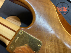 1992 Wal Mk2 5-String Fretless Bass – Walnut Facings, Ebony Board