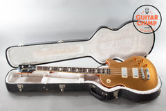 2012 Gibson Les Paul Standard Bass – Goldtop, Rare Oversized Body, Original Case