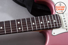 2024 Fender Japan FSR Hybrid II Stratocaster – Burgundy Mist Metallic w/ Matching Headstock & Gig Bag