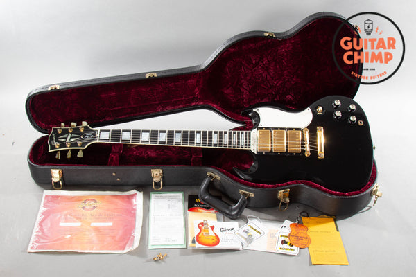 2006 Gibson Custom Shop SG Custom 3-Pickup Black Beauty