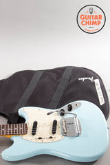 2015 Fender Japan Exclusive Classic '60s Mustang – Daphne Blue – Rosewood – MIJ – w/ Gig Bag