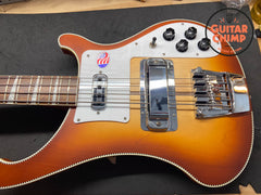 2023 Rickenbacker 4003 – Satin Autumnglo, Checkerboard Binding, Rare Finish, OHSC