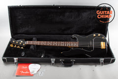 2018 Fender Japan Traditional 60s Precision P Bass Midnight – Matching Headstock, Gold Hardware, MIJ, Hard Case