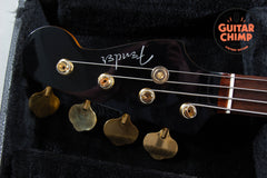 2018 Fender Japan Traditional 60s Precision P Bass Midnight – Matching Headstock, Gold Hardware, MIJ, Hard Case