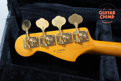 2018 Fender Japan Traditional 60s Precision P Bass Midnight – Matching Headstock, Gold Hardware, MIJ, Hard Case