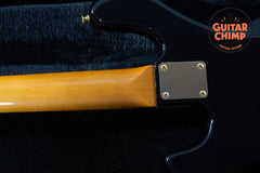 2018 Fender Japan Traditional 60s Precision P Bass Midnight – Matching Headstock, Gold Hardware, MIJ, Hard Case