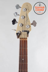 1998 Fender Roscoe Beck 5-String Bass Shoreline Gold