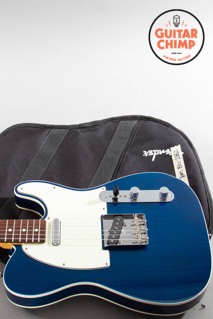 2016 Fender Japan Classic '60s Telecaster Custom – Transparent Blue, Double-Bound, Rosewood Board, MIJ