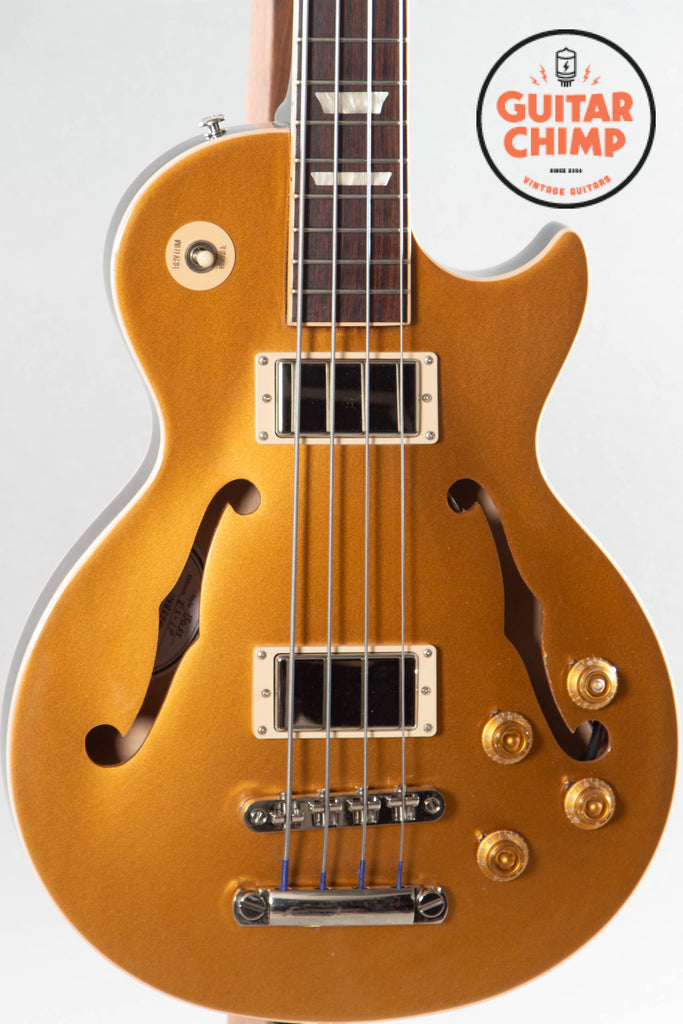 2016 Gibson Memphis ES Les Paul Bass Goldtop