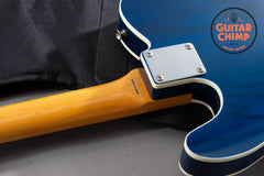 2016 Fender Japan Classic '60s Telecaster Custom – Transparent Blue, Double-Bound, Rosewood Board, MIJ