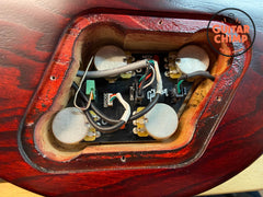 2019 Gibson Les Paul Voodoo Juju – Swamp Ash Body, Black Magic Pickups, OHSC, Rare Finish