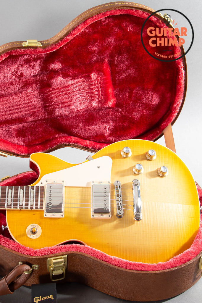 2021 Gibson Les Paul Standard '60s AAA Top Lemon Burst – Burstbucker 61s – OHSC