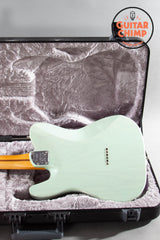2021 Fender American Ultra Luxe Telecaster – Surf Green | SS Frets | Ultra Noiseless | OHSC