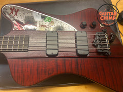 2010 Gibson Thunderbird Nikki Sixx Signature Bass Satin Red