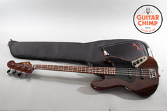 2014 Fender Japan Jazz Bass ‘62 Reissue JB62-WAL – Walnut Finish | Black Chrome Hardware | 100% Original | Gig Bag