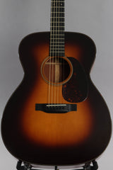 2017 Martin Custom Shop 0000-18 14-Fret Acoustic Guitar Sunburst Sinker Mahogany
