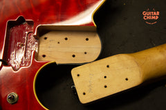 Ernie Ball Music Man Axis EX Van Halen Translucent Red Quilt