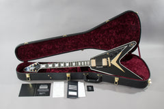2019 Gibson Custom Shop Flying V Custom Black Beauty