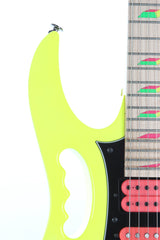 2017 Ibanez Jem 777 30th Anniversary Desert Sun Yellow Electric Guitar -SUPER CLEAN-