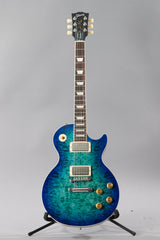 2020 Gibson Les Paul Standard Goryo Yuto Trans Blue Burst Quilt Top