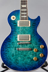 2020 Gibson Les Paul Standard Goryo Yuto Trans Blue Burst Quilt Top