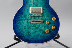 2020 Gibson Les Paul Standard Goryo Yuto Trans Blue Burst Quilt Top