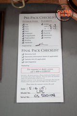 2015 Gibson Custom Shop Les Paul Custom Wine Red