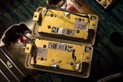 2016 PRS Paul Reed Smith Custom 24 Semi-Hollow Wood Library Aquableux Purple Burst Quilt