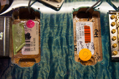 2016 PRS Paul Reed Smith Custom 24 Semi-Hollow Wood Library Aquableux Purple Burst Quilt