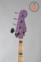 2017 Fender Limited Edition Adam Clayton Signature Precision P Bass Purple Sparkle