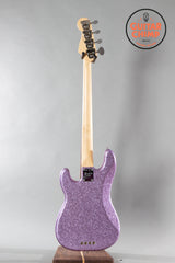 2017 Fender Limited Edition Adam Clayton Signature Precision P Bass Purple Sparkle