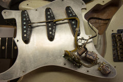 2017 Fender Custom Shop 1960 Heavy Relic Stratocaster White Sparkle