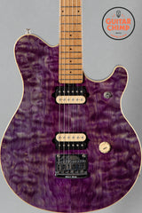 1993 Ernie Ball Music Man EVH Eddie Van Halen Hardtail Translucent Purple Quilt