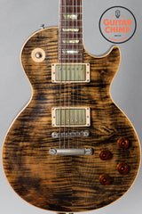 2006 Gibson Custom Shop Joe Perry Signature Boneyard Les Paul Green Tiger