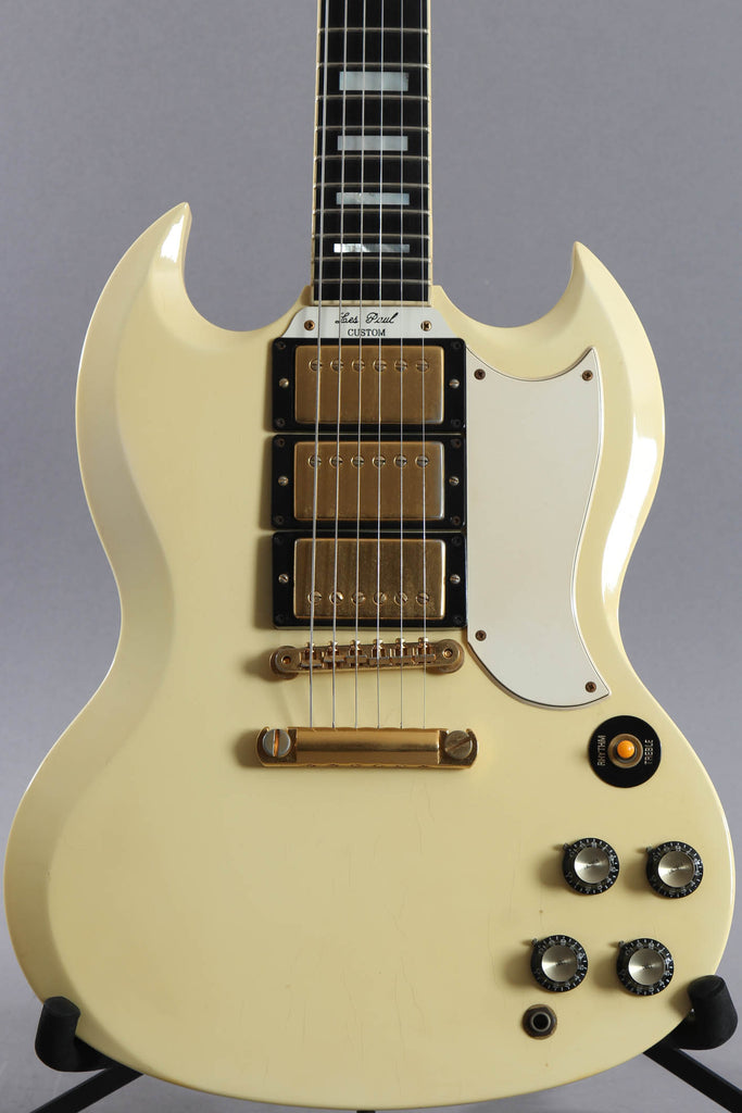 1997 Gibson Custom Shop SG Custom 3-Pickup Alpine White