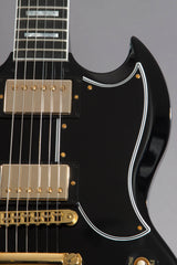 2018 Gibson Custom Shop Sg Custom Ebony Black